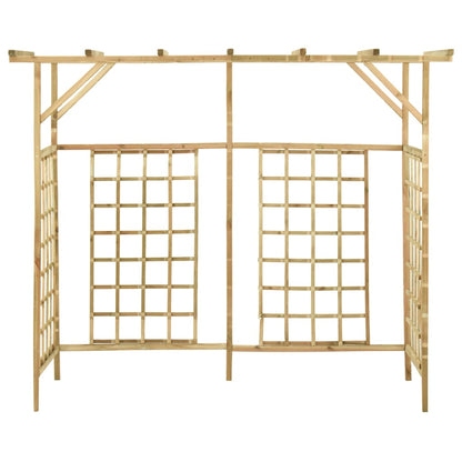 Zahradní Pergola Pro Tři Popelnice Impregnované Borové Dřevo