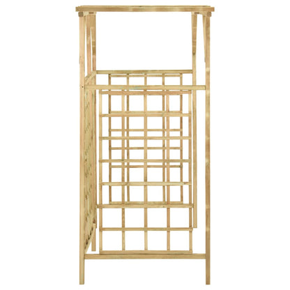 Zahradní Pergola Pro Tři Popelnice Impregnované Borové Dřevo