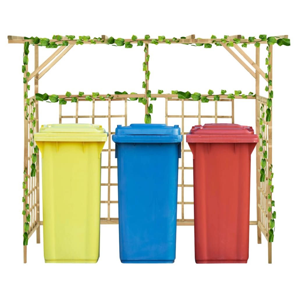 Zahradní Pergola Pro Tři Popelnice Impregnované Borové Dřevo