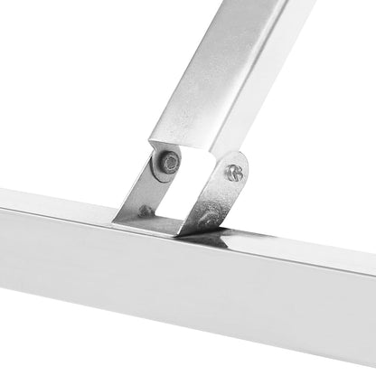 Kuchyňský Skládací Pracovní Stůl Nerezová Ocel