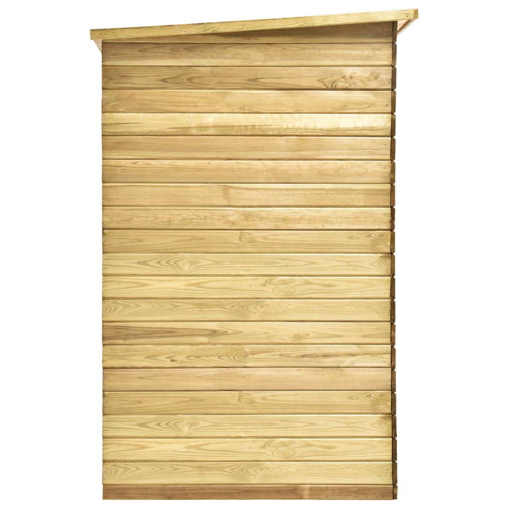 Zahradní Kůlna Na Kola 232 X 110 X 170 Cm Impregnovaná Borovice