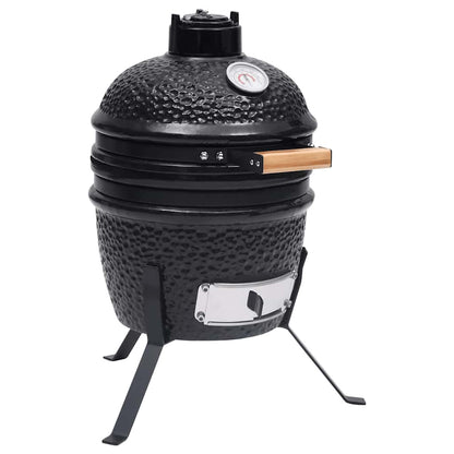 Zahradní Gril A Udírna 2 V 1 Kamado Keramický 56 Cm Červený