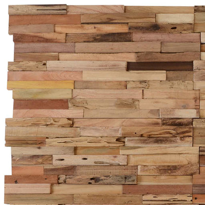 Nástěnné Obkladové Panely 10 Ks 1,03 M² Recyklovaný Teak