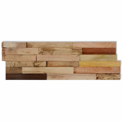 Nástěnné Obkladové Panely 10 Ks 1,03 M² Recyklovaný Teak