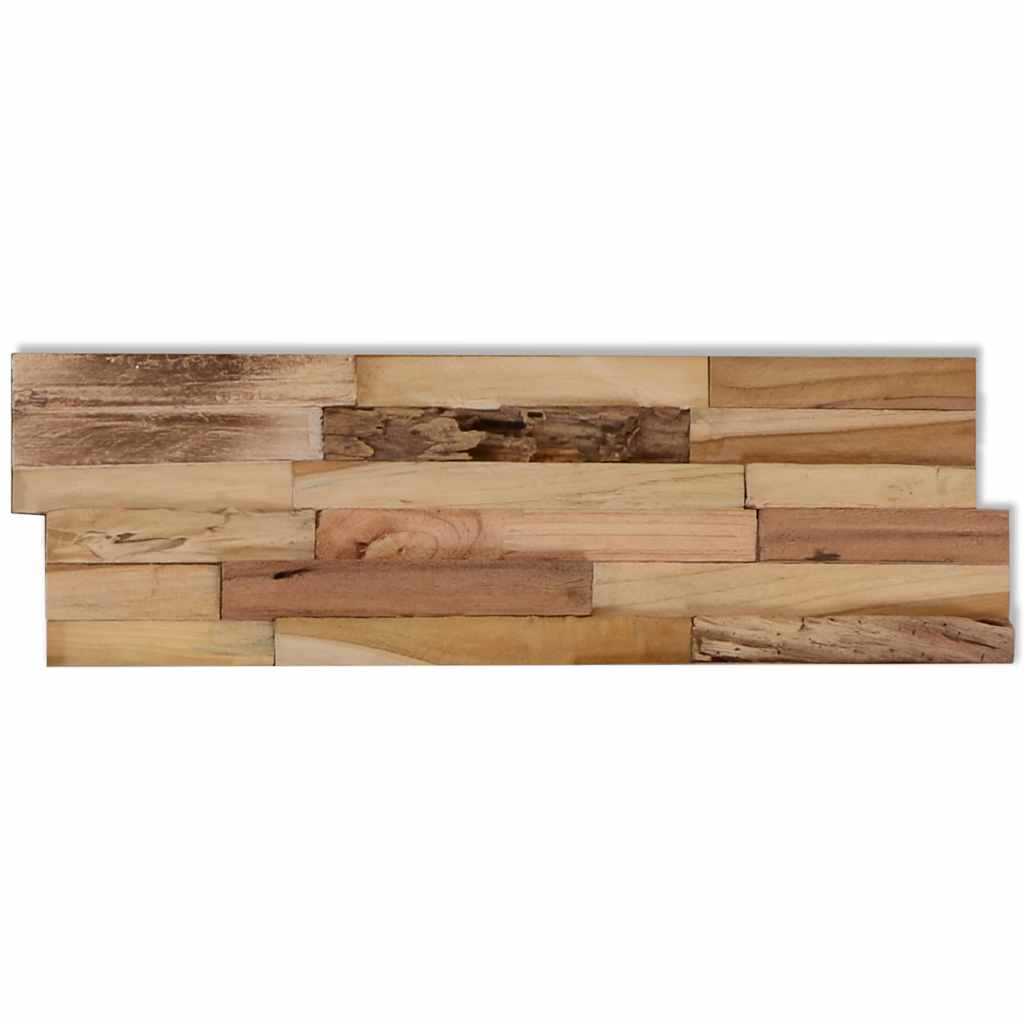 Nástěnné Obkladové Panely 10 Ks 1,03 M² Recyklovaný Teak