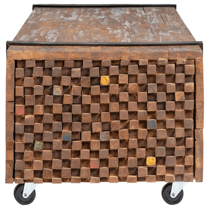 Konferenční Stolek 110 X 45 X 38 Cm Masivní Teakové Dřevo