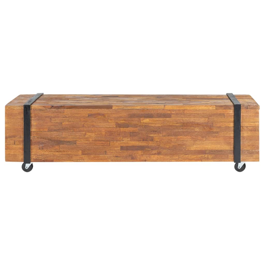 Tv Stolek 110 X 30 X 32,5 Cm Masivní Teakové Dřevo