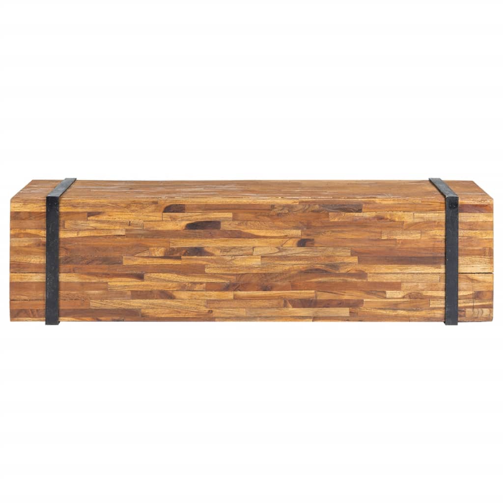 Tv Stolek 110 X 30 X 32,5 Cm Masivní Teakové Dřevo