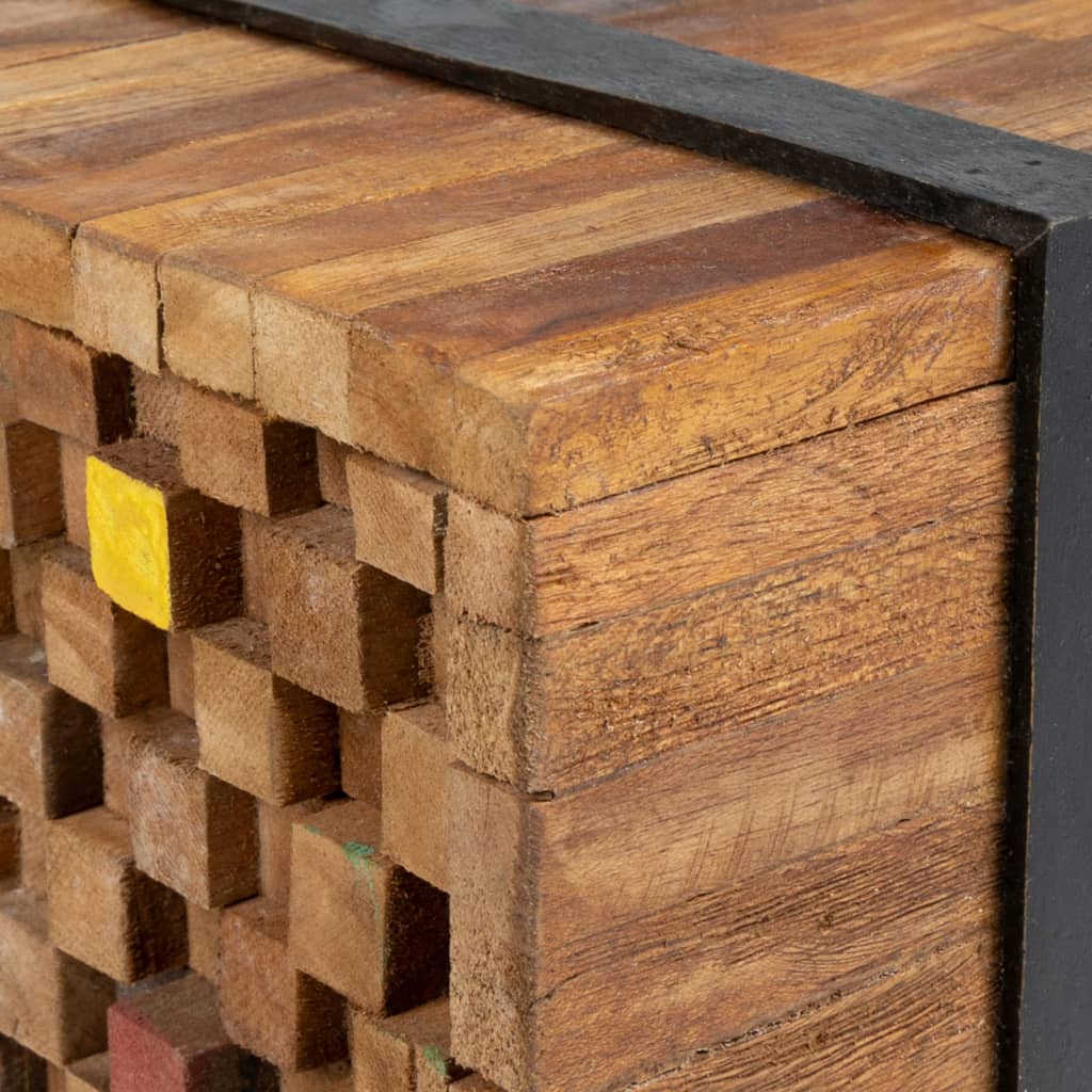 Tv Stolek 110 X 30 X 32,5 Cm Masivní Teakové Dřevo