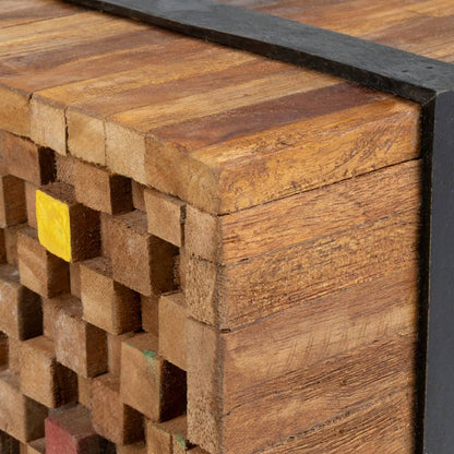 Tv Stolek 110 X 30 X 32,5 Cm Masivní Teakové Dřevo