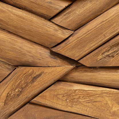 Konferenční Stolek Erozní Masivní Teak 110 X 35 X 38 Cm