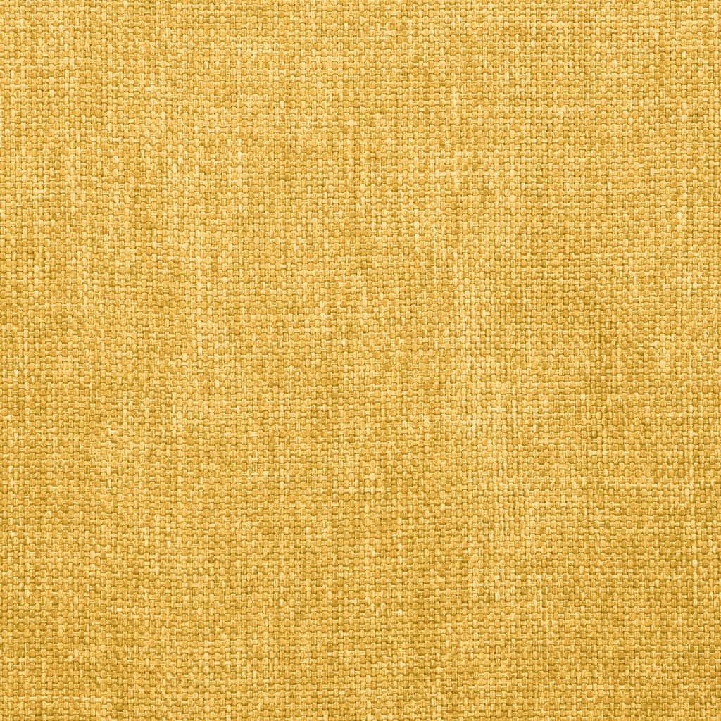 Jídelní Židle 4 Ks Žluté Textil
