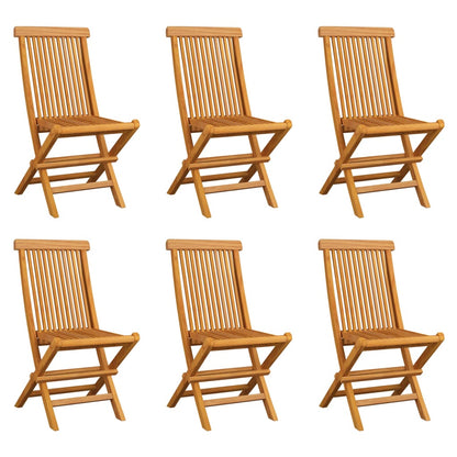 Skládací Zahradní Židle 4 Ks Masivní Teak