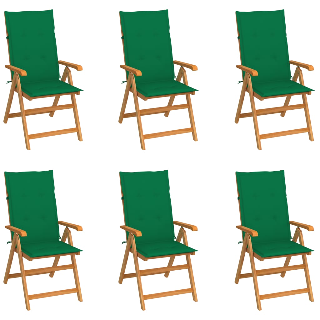Zahradní Židle 4 Ks Černé Podušky Masivní Teak