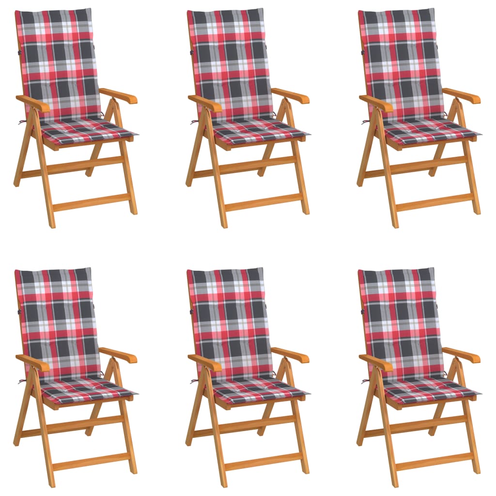 Zahradní Židle 4 Ks Černé Podušky Masivní Teak