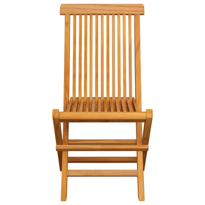 Zahradní Židle S Černými Poduškami 6 Ks Masivní Teak