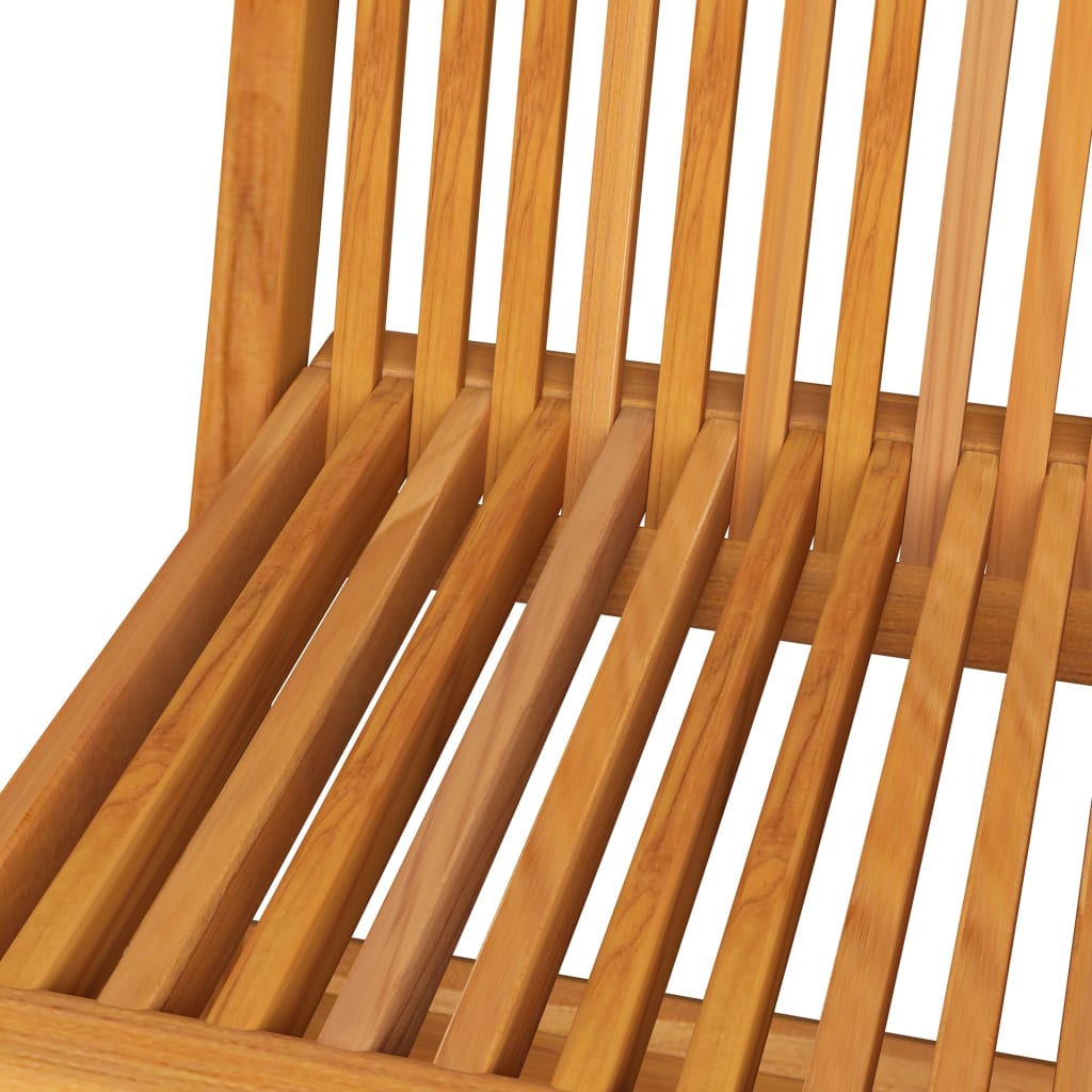 Zahradní Židle S Šedými Poduškami 6 Ks Masivní Teak
