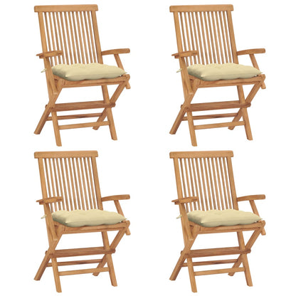 Zahradní Židle S Antracitovými Poduškami 6 Ks Masivní Teak