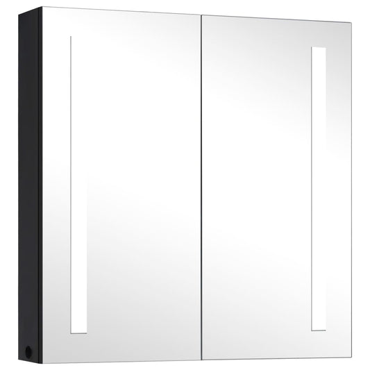 Led Koupelnová Skříňka Se Zrcadlem 62 X 14 X 60 Cm