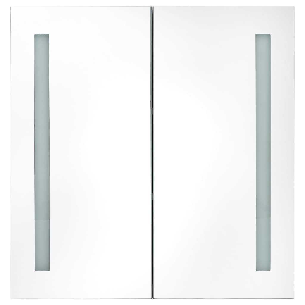 Led Koupelnová Skříňka Se Zrcadlem 62 X 14 X 60 Cm
