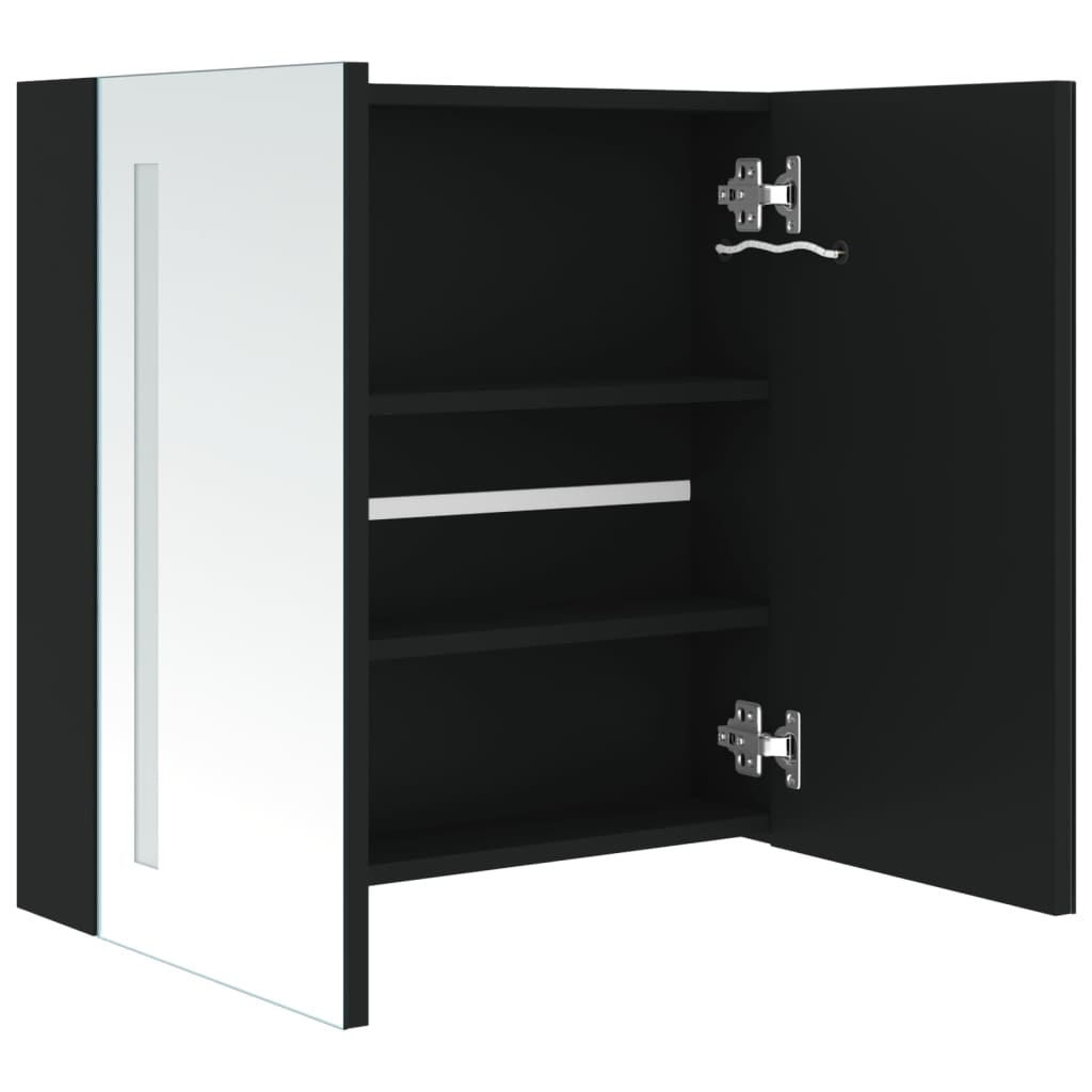 Led Koupelnová Skříňka Se Zrcadlem 62 X 14 X 60 Cm
