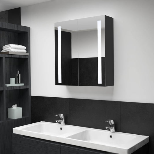 LED koupelnová skříňka se zrcadlem 62 x 14 x 60 cm