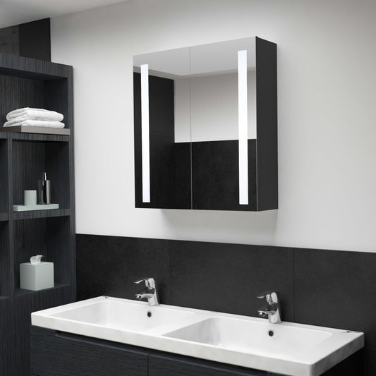 Led Koupelnová Skříňka Se Zrcadlem 62 X 14 X 60 Cm