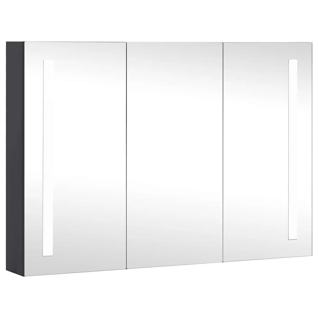 Led Koupelnová Skříňka Se Zrcadlem 89 X 14 X 62 Cm