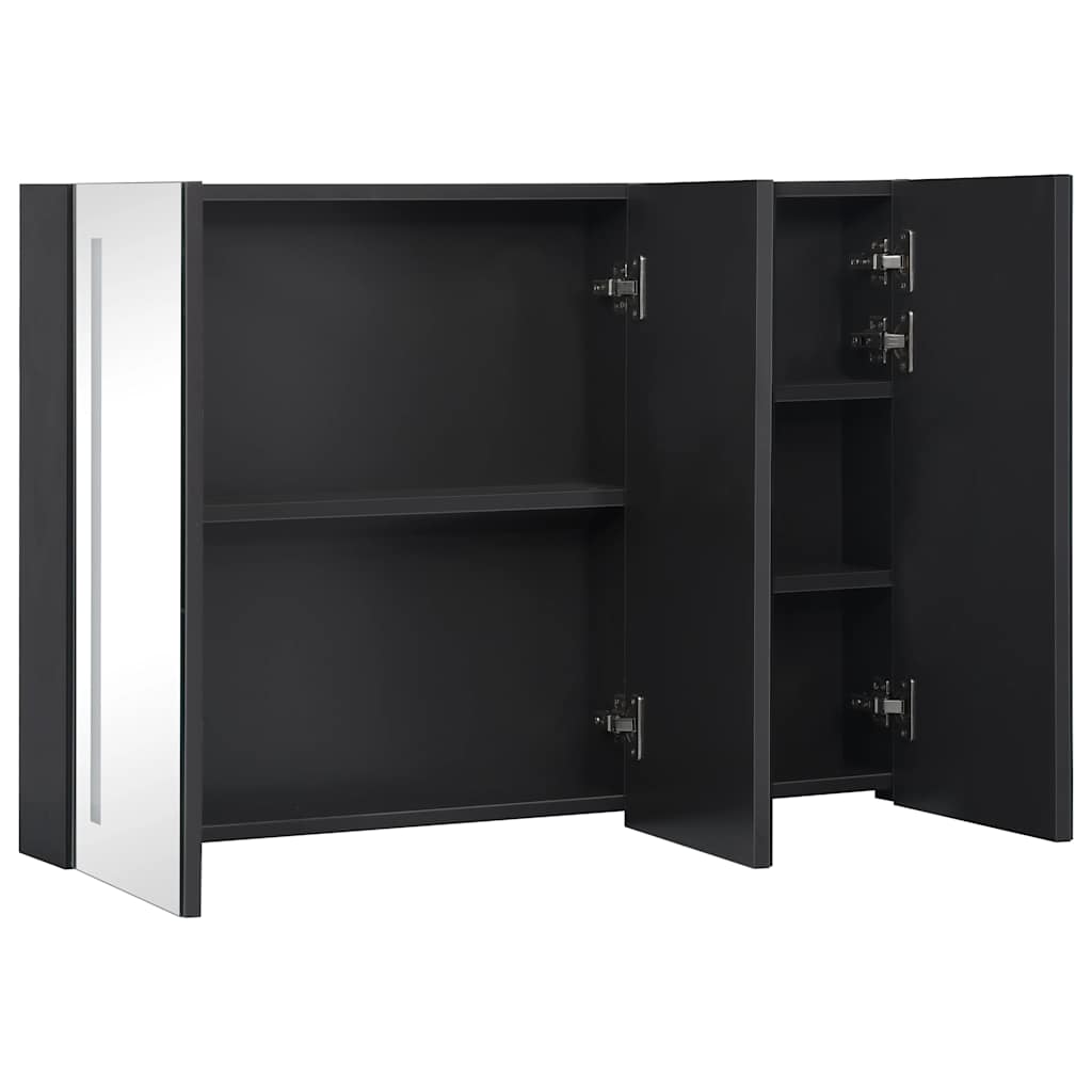 Led Koupelnová Skříňka Se Zrcadlem 89 X 14 X 62 Cm