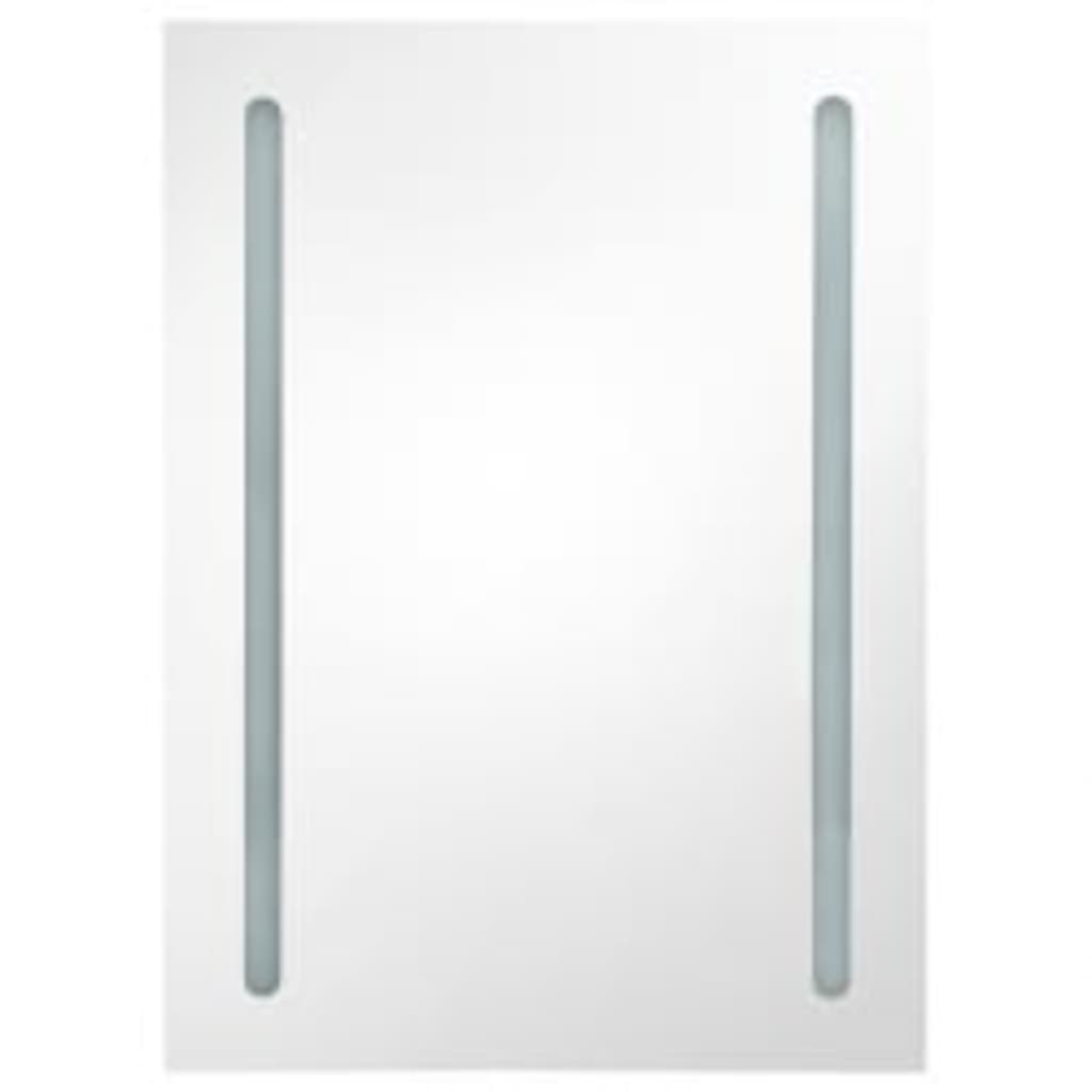 Led Koupelnová Skříňka Se Zrcadlem 50 X 13 X 70 Cm
