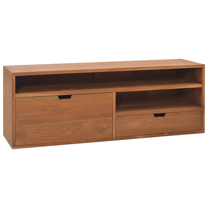 Tv Stolek 110 X 30 X 40 Cm Masivní Teakové Dřevo