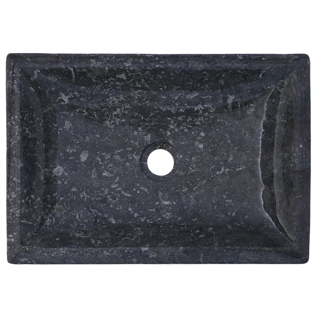 Umyvadlo Šedé 50 X 35 X 10 Cm Mramor