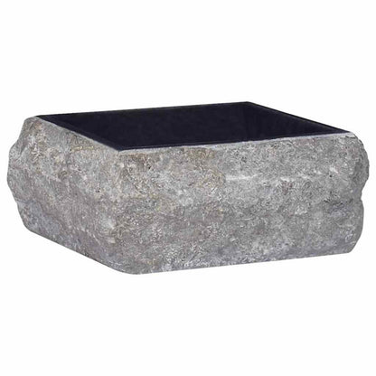 Umyvadlo Černé 30 X 30 X 13 Cm Mramor