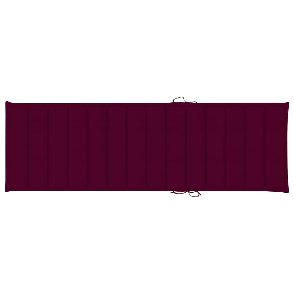 Zahradní Lehátko Se Stolkem A Poduškou Impregnovaná Borovice
