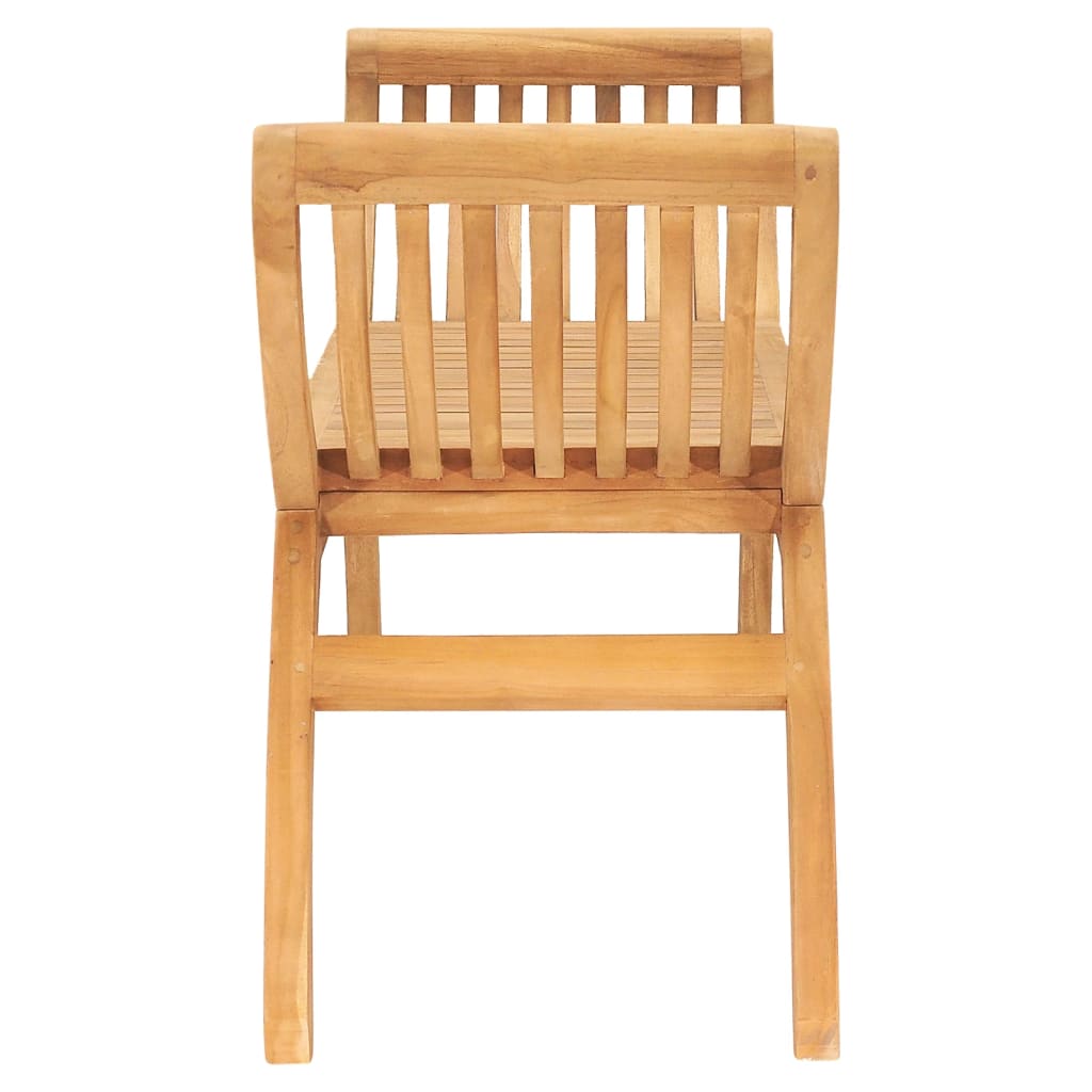 Zahradní Lavice 126 Cm Masivní Teakové Dřevo