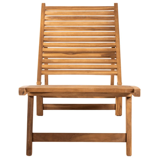 Zahradní Lehátko Masivní Teak
