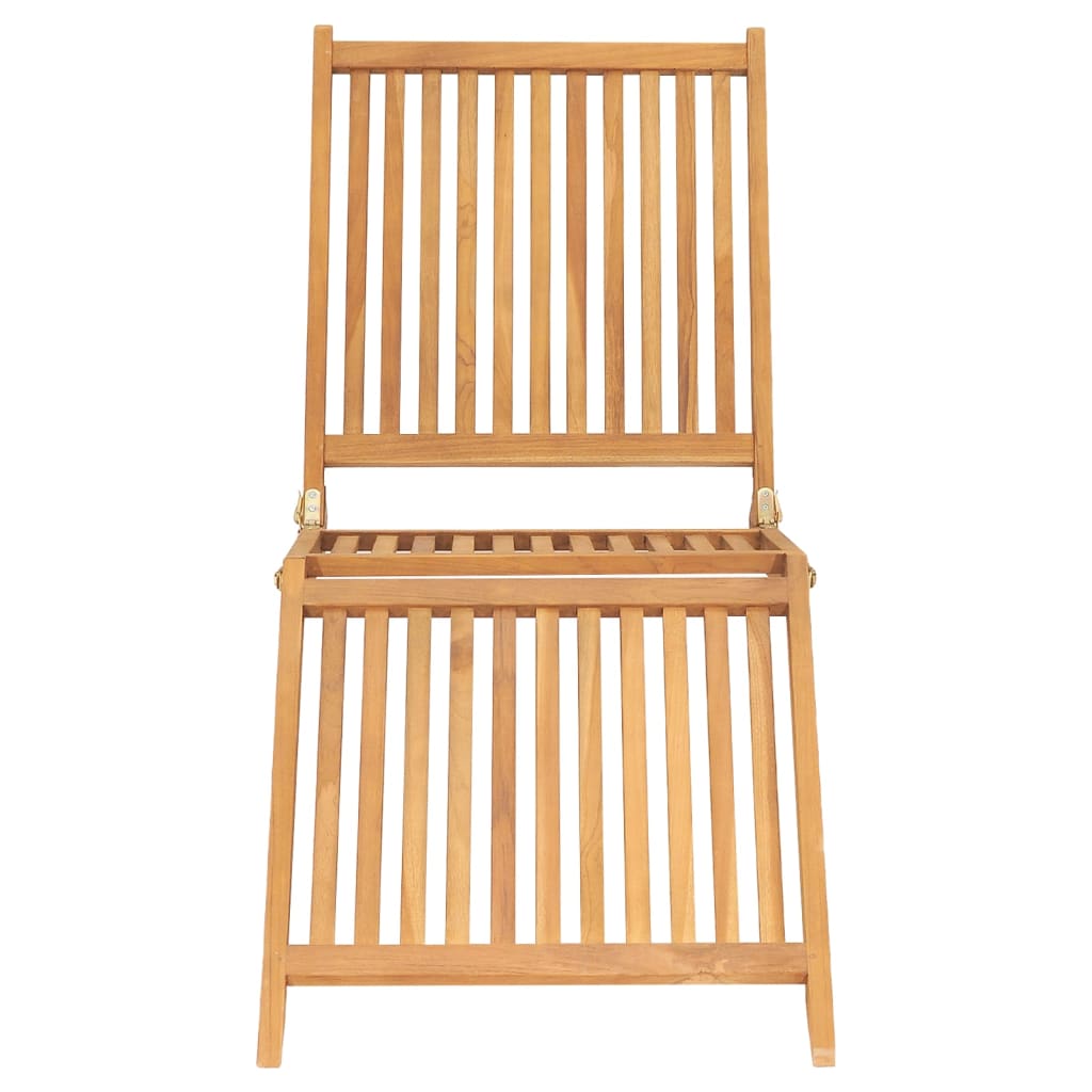 Zahradní Lehátko Masivní Teak