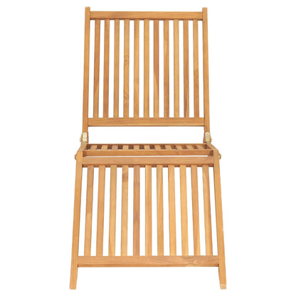 Zahradní Lehátko Masivní Teak