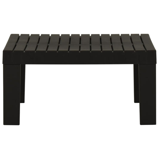 Zahradní Stolek K Lehátku Plast Šedý