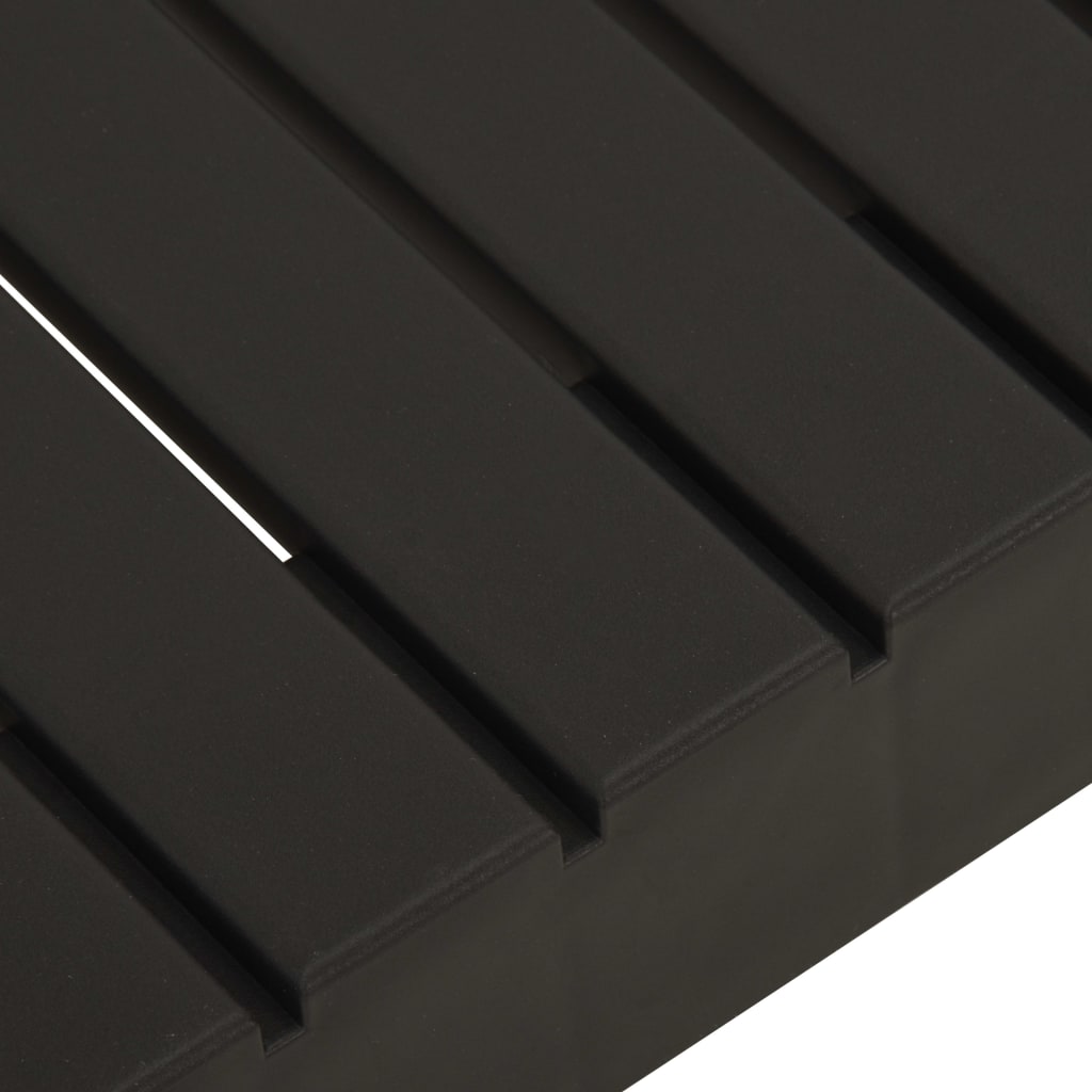 Zahradní Stolek K Lehátku Plast Šedý