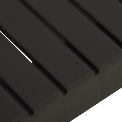 Zahradní Stolek K Lehátku Plast Šedý