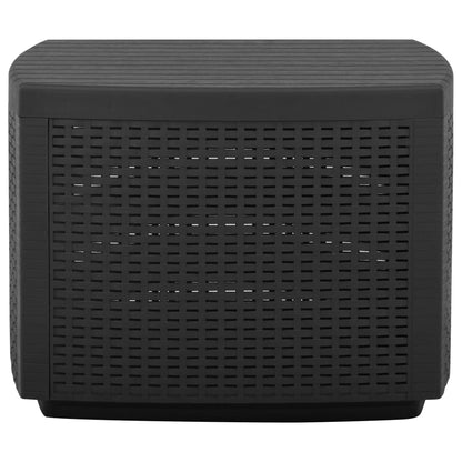 Zahradní Stůl Šedý 53 X 53 X 40 Cm Plast