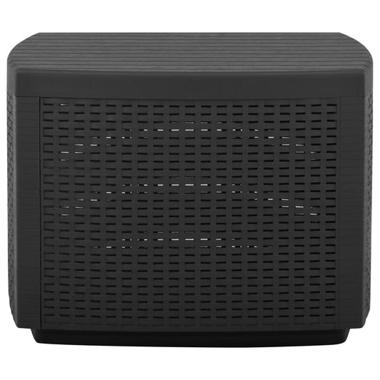 Zahradní Stůl Šedý 53 X 53 X 40 Cm Plast