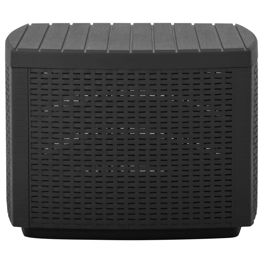 Zahradní Stůl Šedý 53 X 53 X 40 Cm Plast