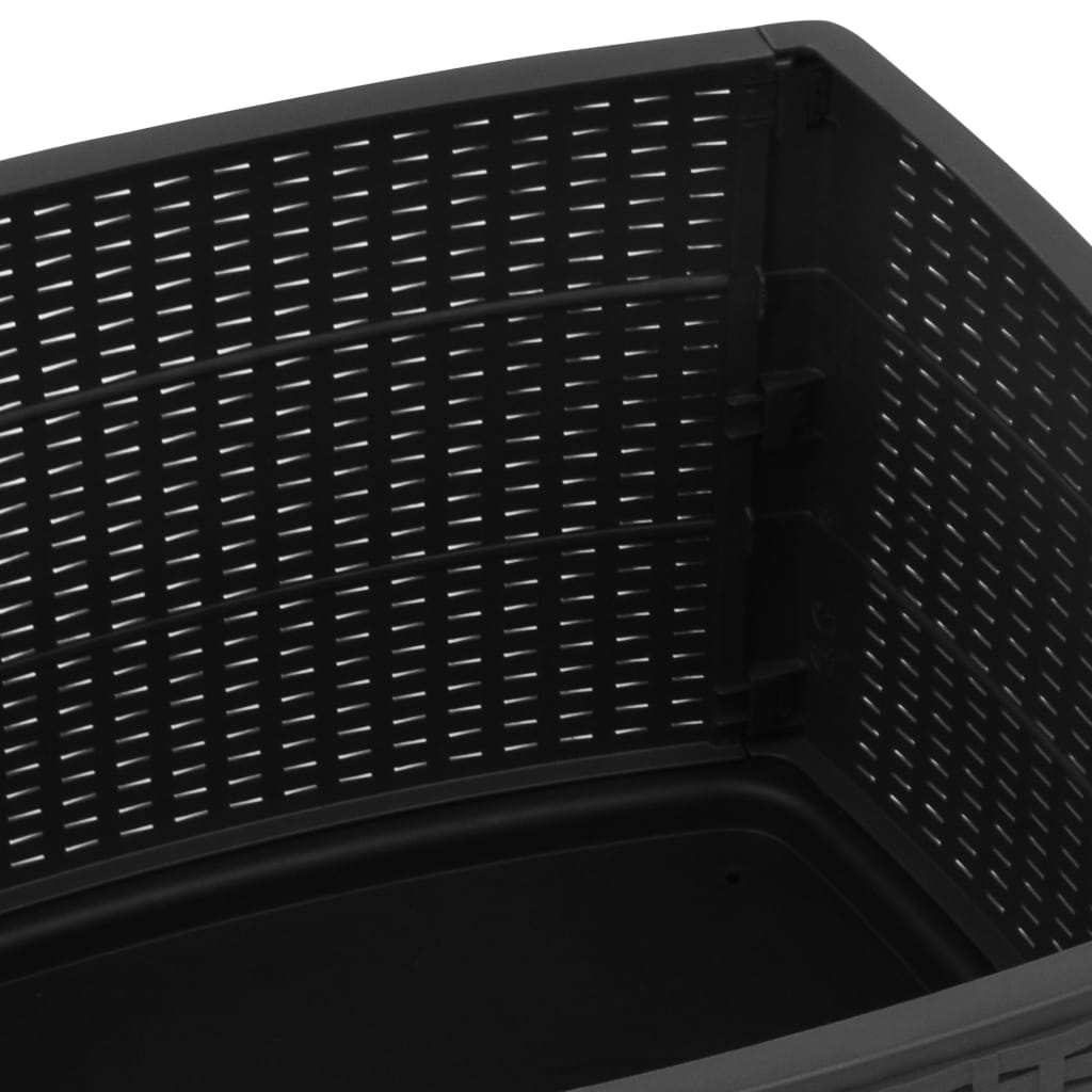 Zahradní Stůl Šedý 53 X 53 X 40 Cm Plast