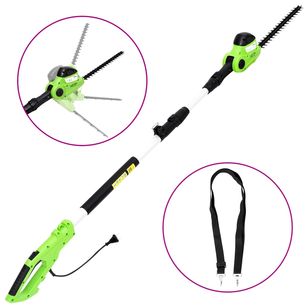 Elektrické Teleskopické Nůžky Na Živý Plot 41 Cm 550 W