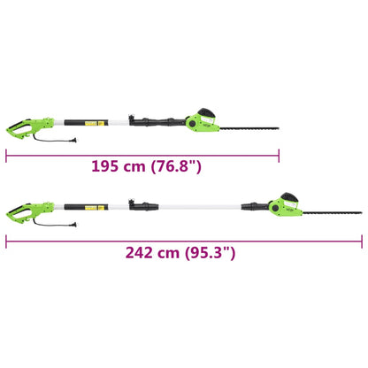 Elektrické Teleskopické Nůžky Na Živý Plot 41 Cm 550 W