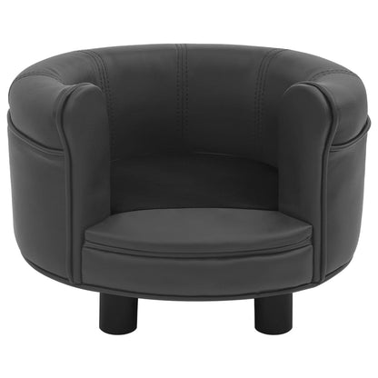 Pohovka Pro Psy 48 X 48 X 32 Cm Plyš A Umělá Kůže