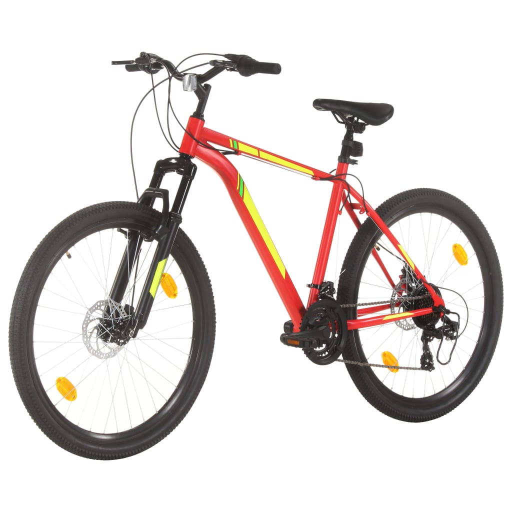 Horské Kolo 21 Rychlostí 27,5" Kolo Červené