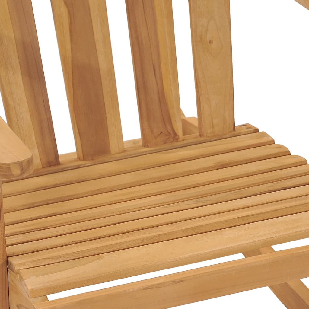 Houpací Křeslo Adirondack Masivní Teakové Dřevo